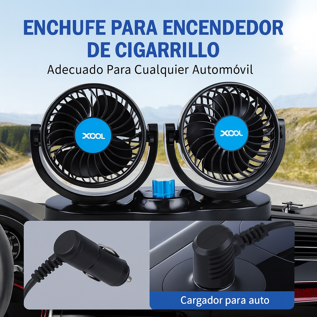 30% OFF SALE- VENTILADOR DOBLE PARA AUTO