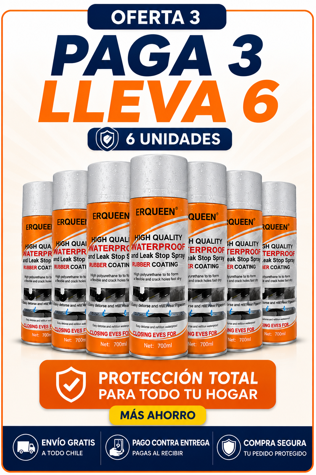 🔥 OFERTA 2x1 | Spray Impermeabilizante Antigoteras – ¡Di Adiós a las Filtraciones!