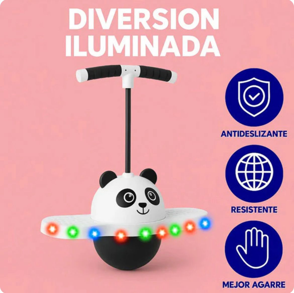 EL MEJOR REGALO🎁: Panda Saltarín con Luces LED🎅