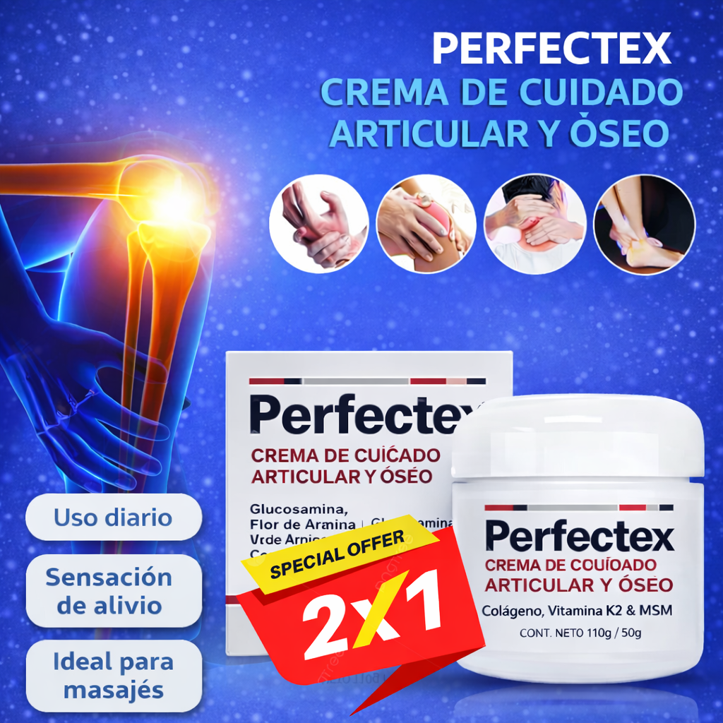 2x1 🔥CREMA CONCENTRADA PERFECTX 😁Alivio Dolores Articulaciones y Músculos 30g.