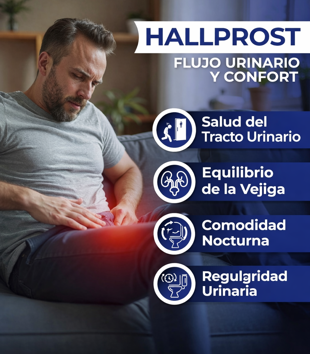 🔥 40% OFF 🔥HALLPROST ULTRA 👨‍🦰Apoyo real para tu bienestar Prostático