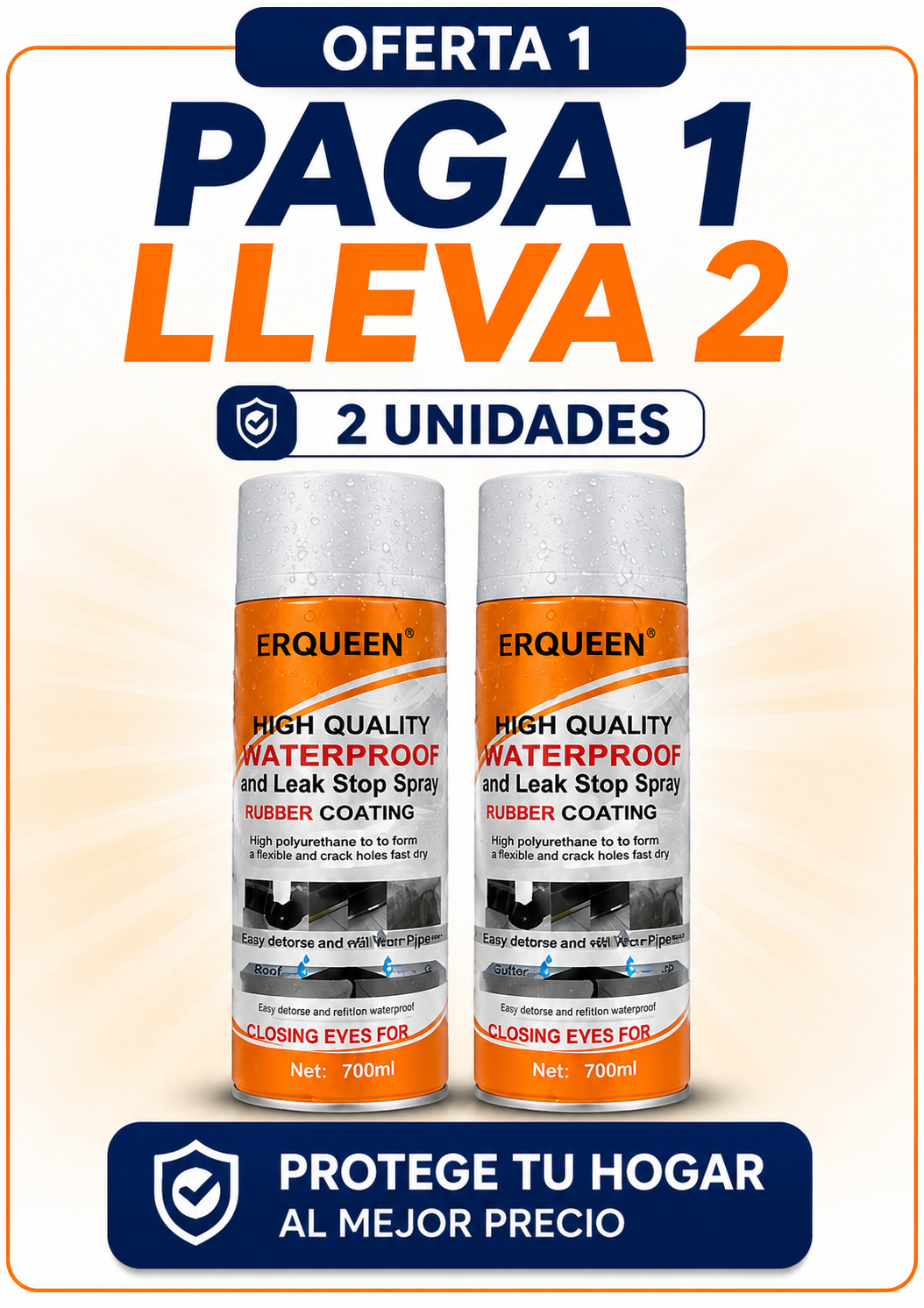 🔥 OFERTA 2x1 | Spray Impermeabilizante Antigoteras – ¡Di Adiós a las Filtraciones!