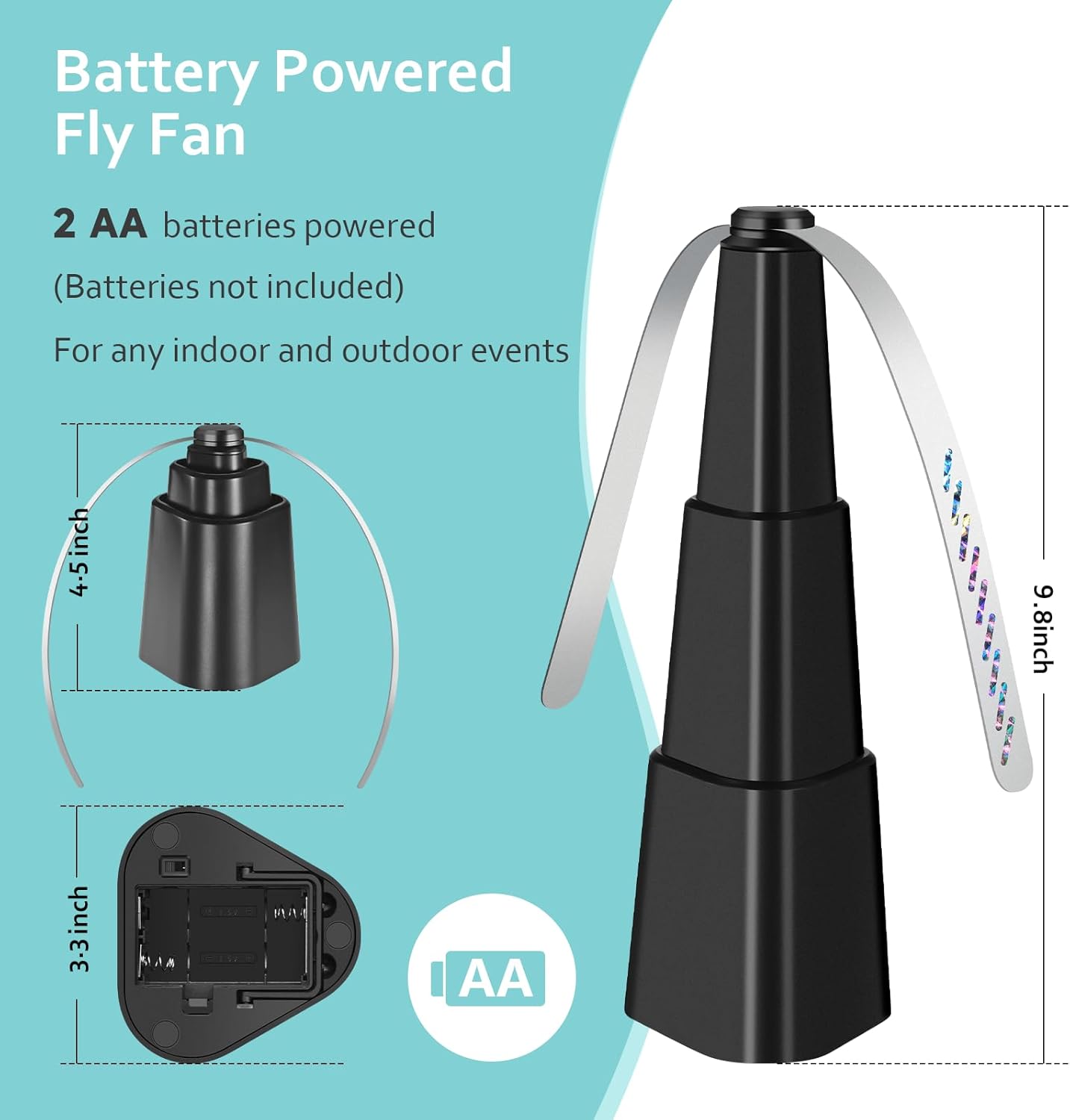 30% OFF- VENTILADOR ESPANTA MOSCAS