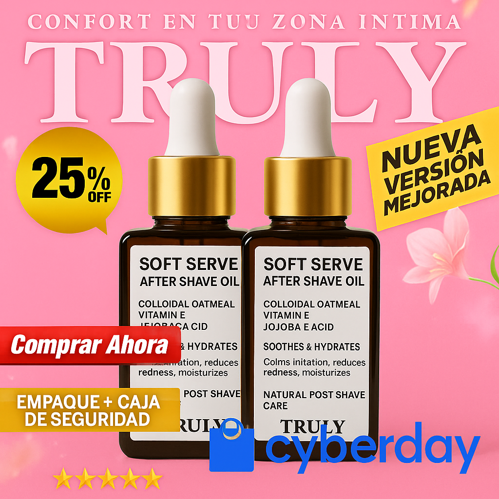 OFERTA 2x1 - TRULY AFTER SHAVE ACEITE (40ML)