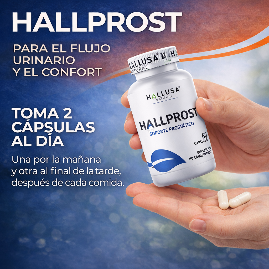 🔥 40% OFF 🔥HALLPROST ULTRA 👨‍🦰Apoyo real para tu bienestar Prostático