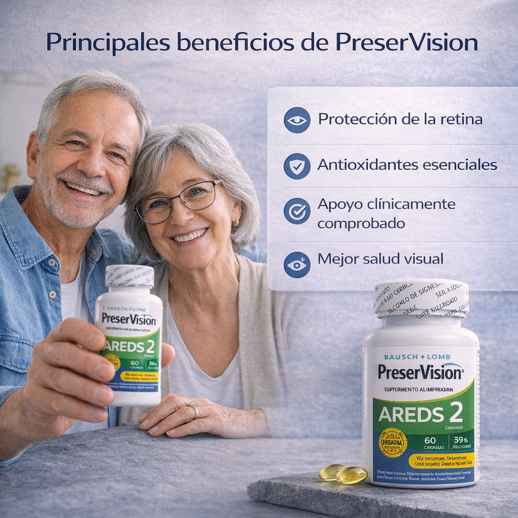 40% OFF- PRESER VISION Cuida tu salud visual (60 capsulas)