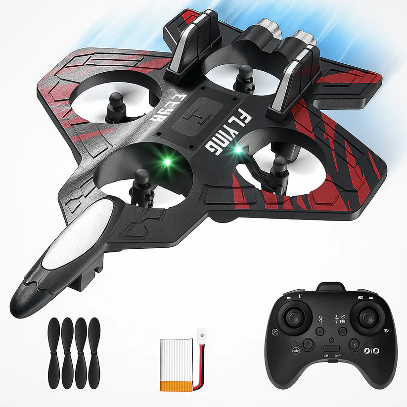 40% OFF / 🎅🎁 AVION DRON VIRAL/ El regalo mágico de esta Navidad: resistente, luces y acrobacias