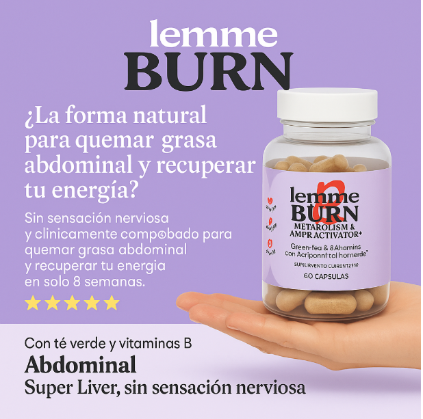40% OFF🌸LEMME BURN 🌸Activador metabólico y Quema grasa abdominal, 60 capsulas