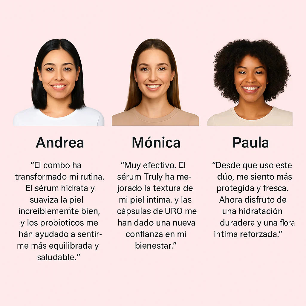 40% OFF- Combo Cuidado Total Íntimo- Aceite TRULY + URO Probiótico