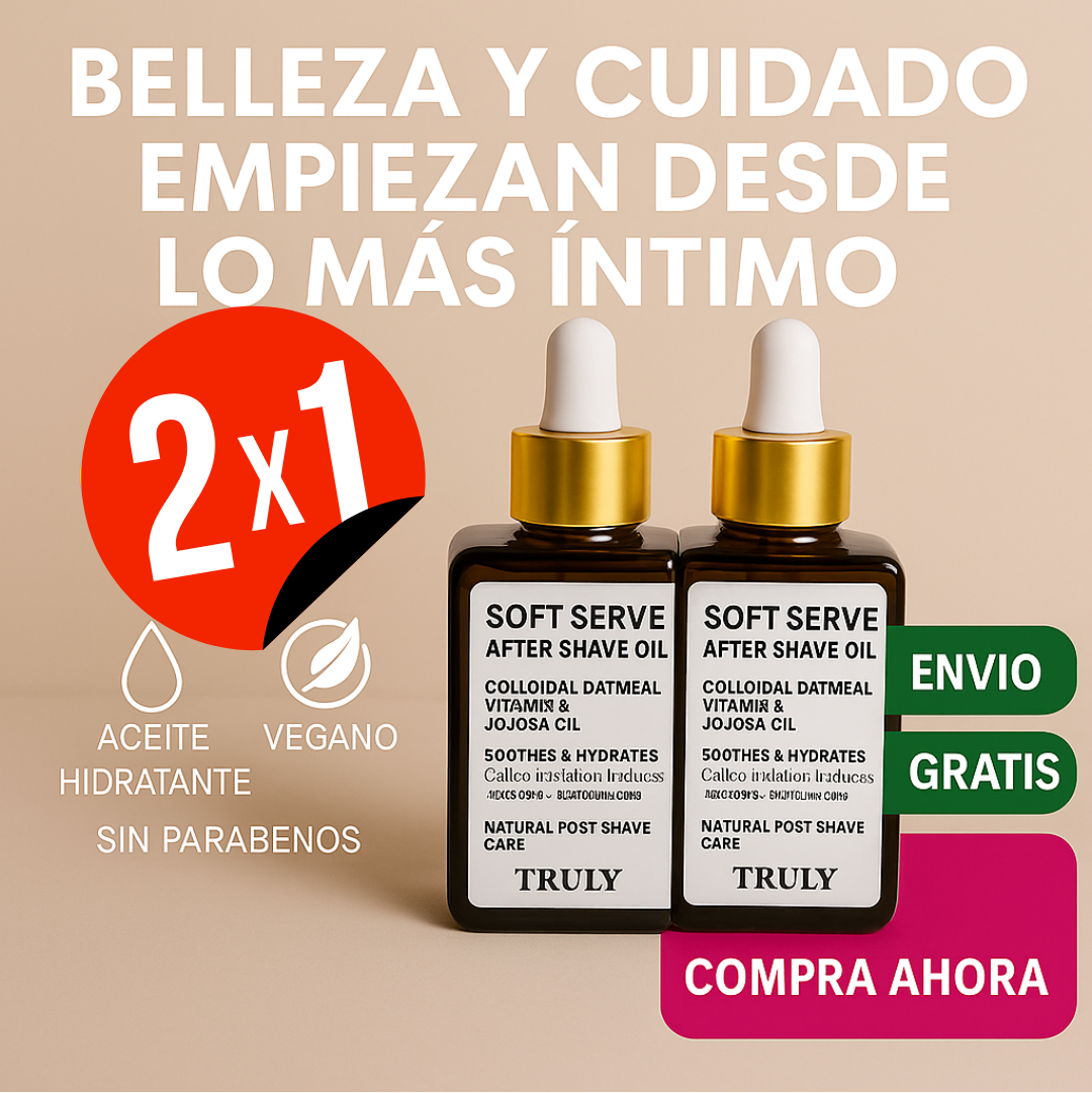 OFERTA 2x1 - TRULY AFTER SHAVE ACEITE (40ML)