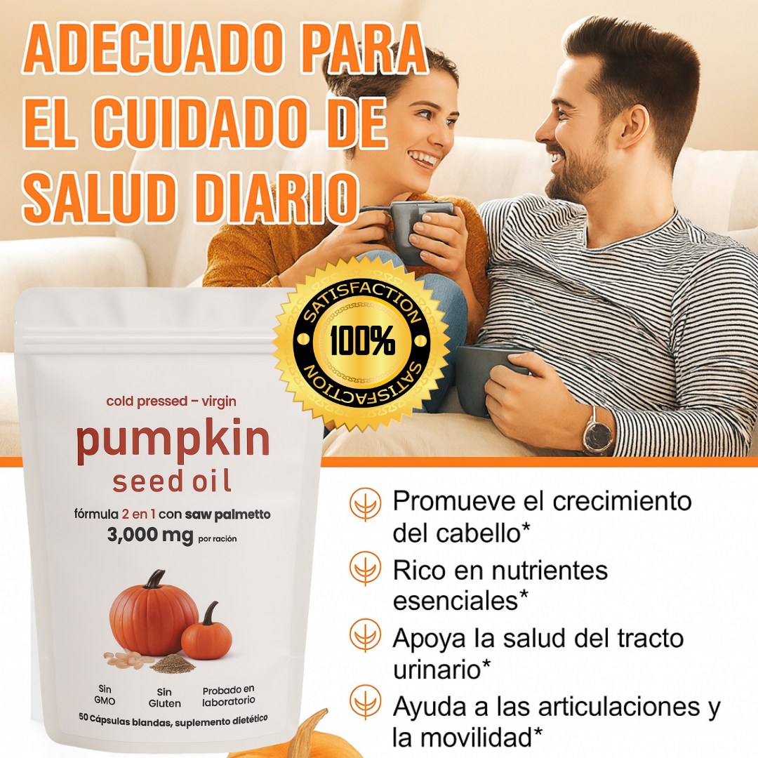 ACEITE DE SEMILLA DE CALABAZA- 30%OFF