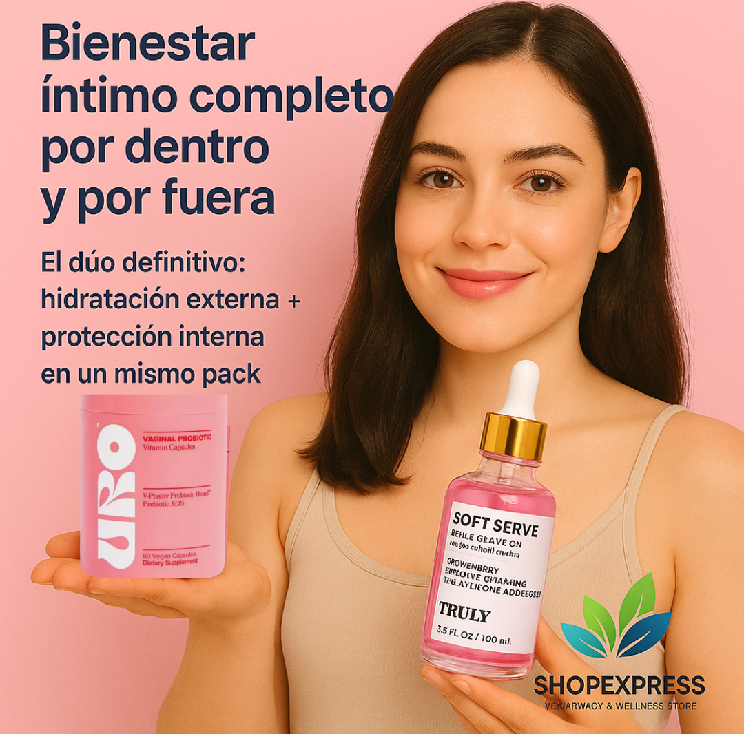 40% OFF- Combo Cuidado Total Íntimo- Aceite TRULY + URO Probiótico