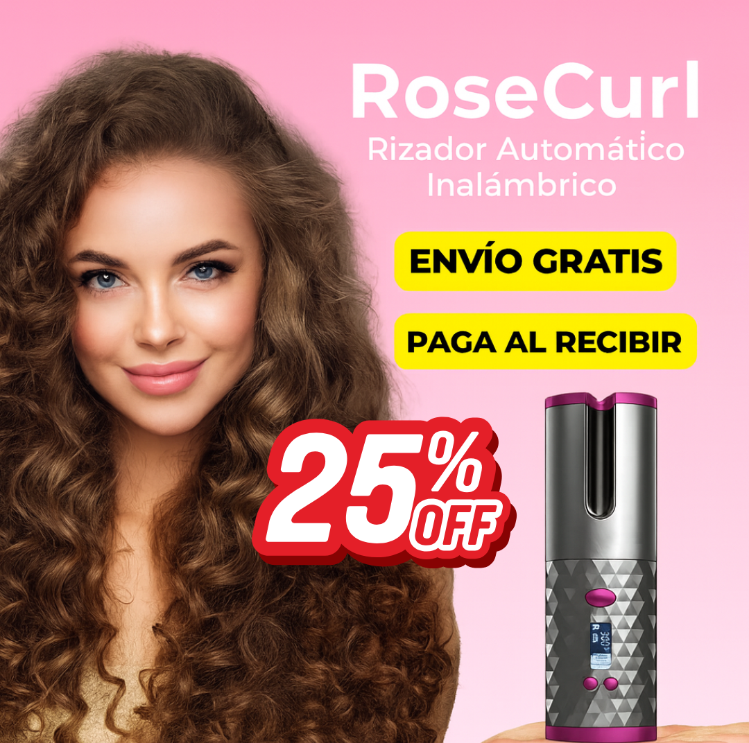RoseCurl™- Rizador Automático Inalámbrico