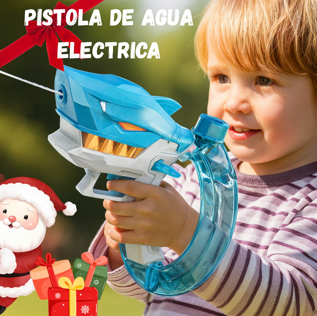 50% OFF- PISTOLA DE AGUA SHARK JUGUETE