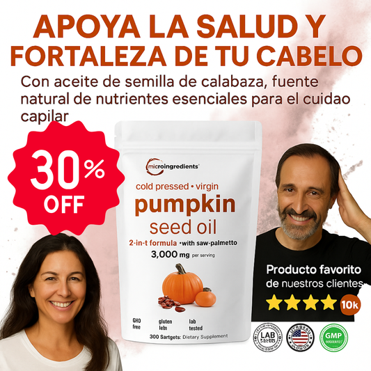 ACEITE DE SEMILLA DE CALABAZA- 30%OFF