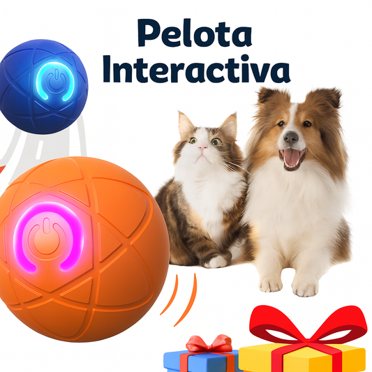 Pelota Interactiva Inteligente para Mascotas - Diversión y cariño para tu hijo peludo 🐾