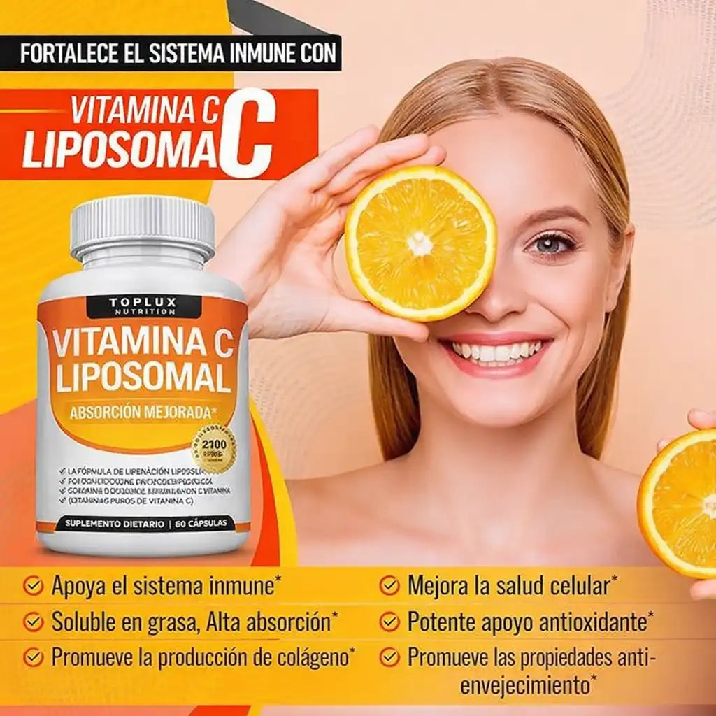 50% OFF ✨VITAMINA C LIPOSOMAL ✨ Potencia tu inmunidad al máximo