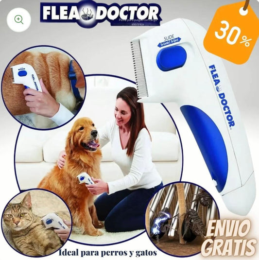 30% OFF /FLEADOCTOR- Cepillo Eléctrico Mata Pulgas y Garrapatas