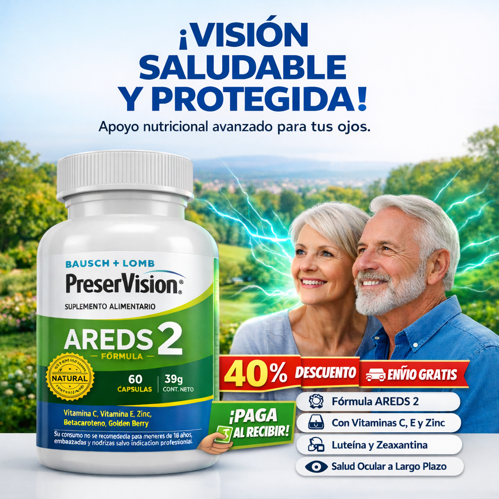 40% OFF- PRESER VISION Cuida tu salud visual (60 capsulas)