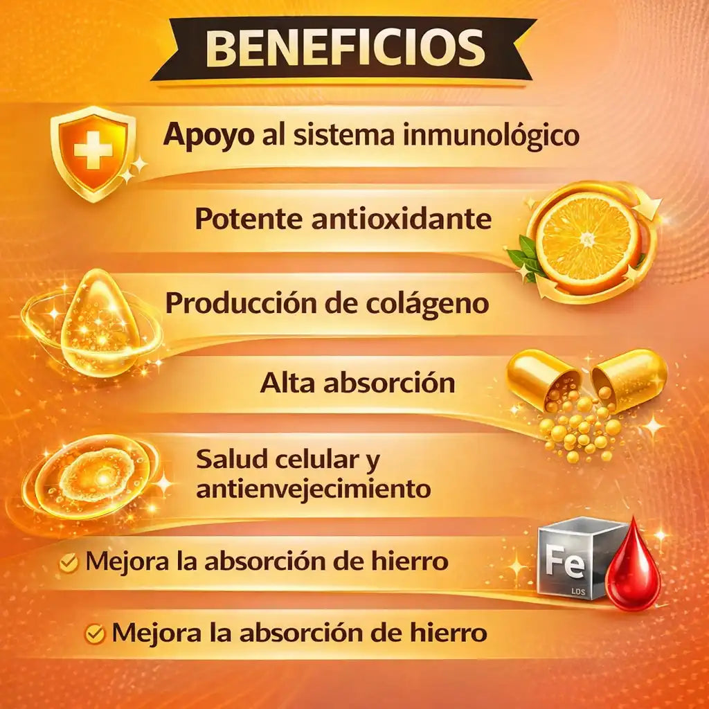 50% OFF ✨VITAMINA C LIPOSOMAL ✨ Potencia tu inmunidad al máximo