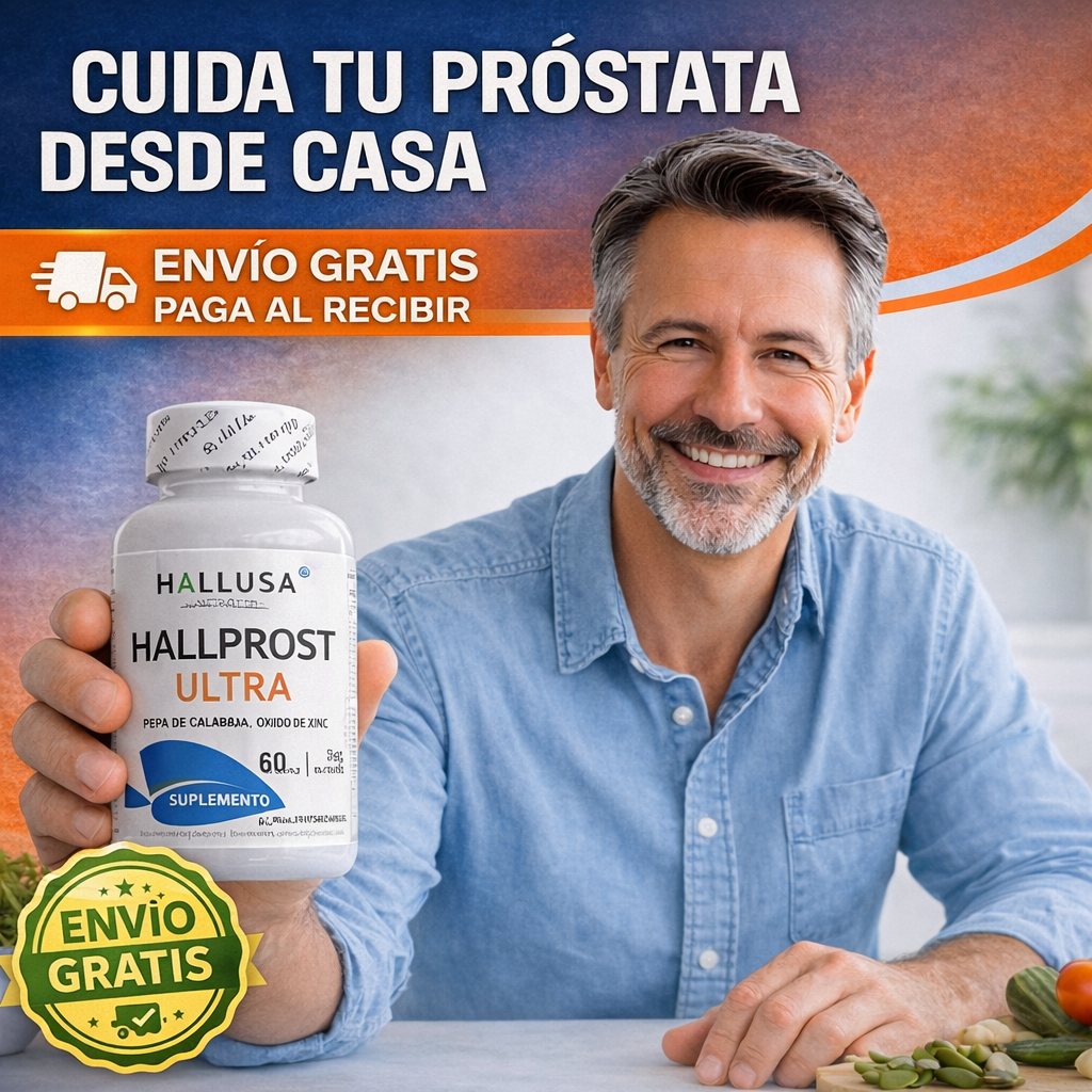 🔥 40% OFF 🔥HALLPROST ULTRA 👨‍🦰Apoyo real para tu bienestar Prostático