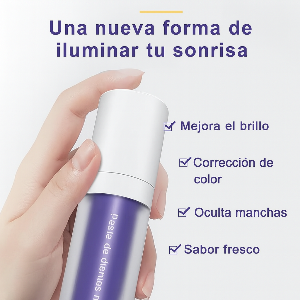 Pasta Blanqueadora OBSESSIVE/ Corrige el color, elimina las manchas y potencia tu sonrisa sin sensibilidad.