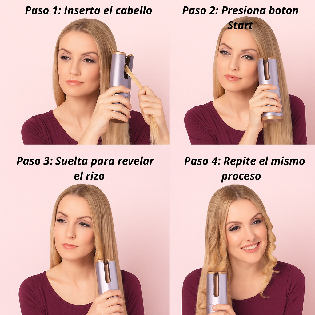 RoseCurl™- Rizador Automático Inalámbrico