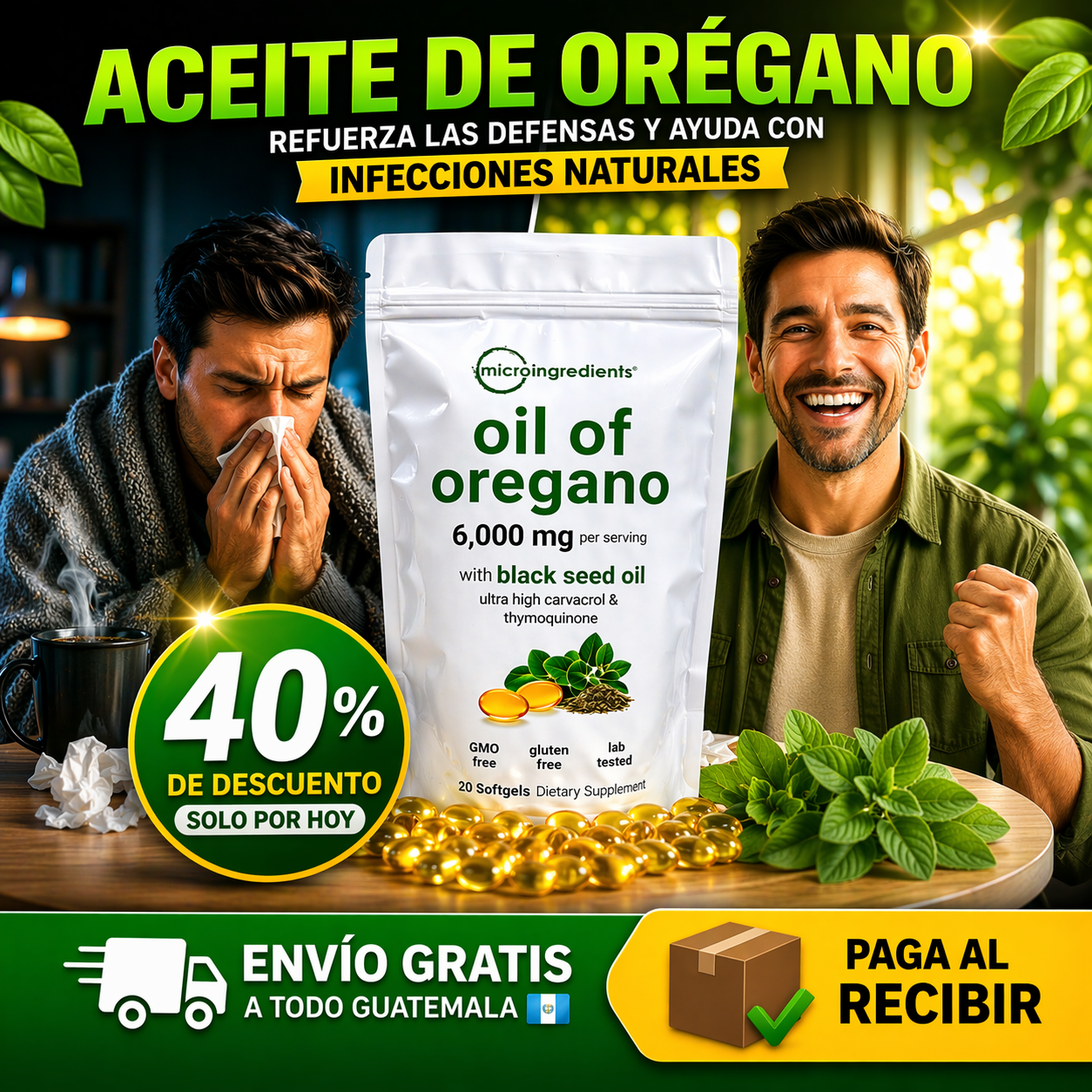 🌿ACEITE DE OREGANO 💪 Fortalece tus defensas y Refuerza tu sistema inmune