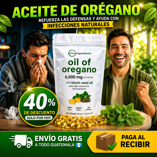 🌿ACEITE DE OREGANO 💪 Fortalece tus defensas y Refuerza tu sistema inmune