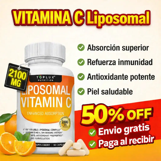 50% OFF ✨VITAMINA C LIPOSOMAL ✨ Potencia tu inmunidad al máximo