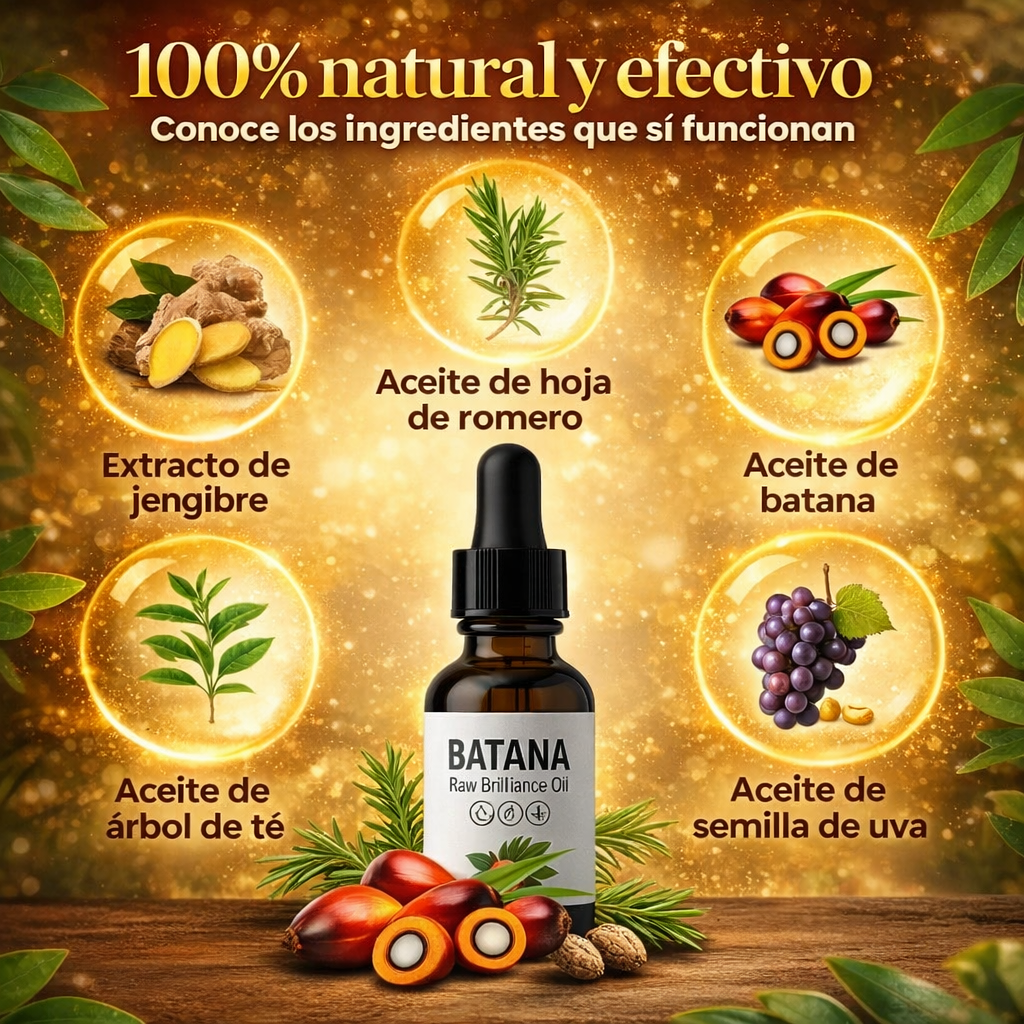 ACEITE DE BATANA 2x1 - Hidratación y Fortalecimiento Capilar- 30ML