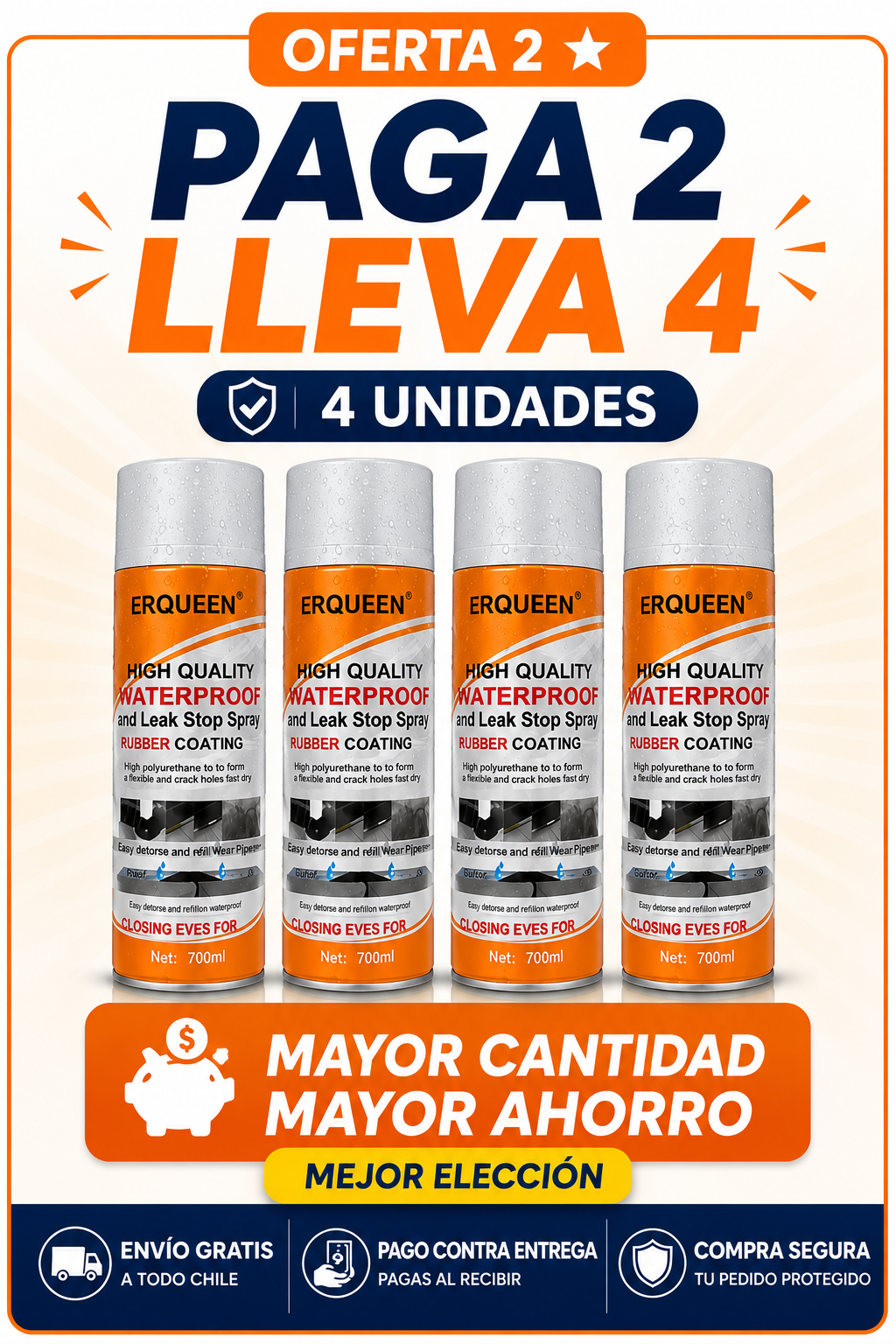 🔥 OFERTA 2x1 | Spray Impermeabilizante Antigoteras – ¡Di Adiós a las Filtraciones!
