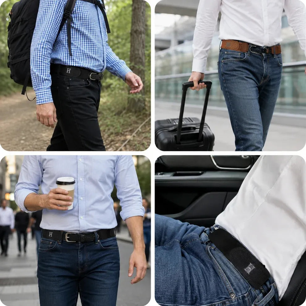 ¿Tu cinturón te aprieta? 😣 Descubre FLEXBELT™ y olvídate de las molestias 🎁