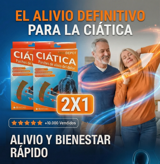 🚨 2x1 PARCHES PARA CIÁTICA 🚨 QUE NO TE FRENE EL DOLOR, 16 parches